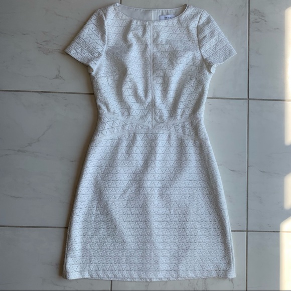 REISS magnolia white eyelet dress open back - Picture 3 of 11